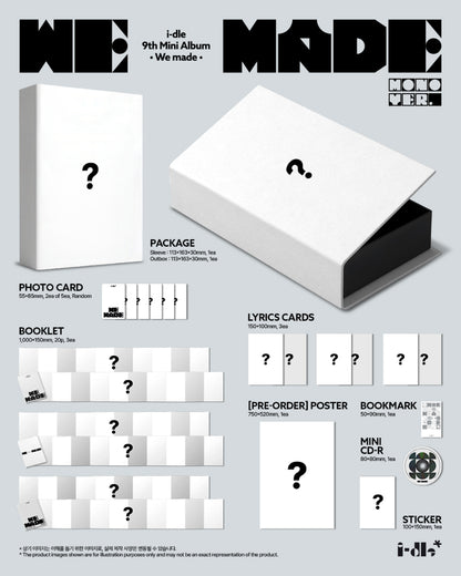 i-dle We Made 9th Mini Album [Mono Version]