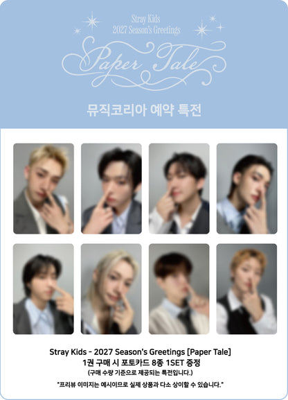 [PRE-ORDER] Stray Kids - 2027 Season's Greetings [Paper Tale] [MUSIC KOREA BENEFIT]