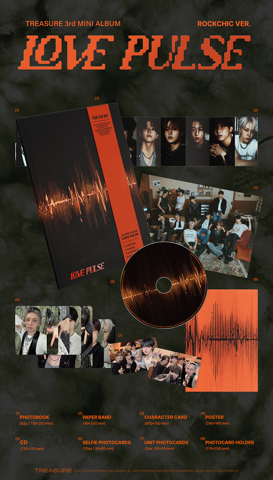 TREASURE LOVE PULSE 3rd Mini Album