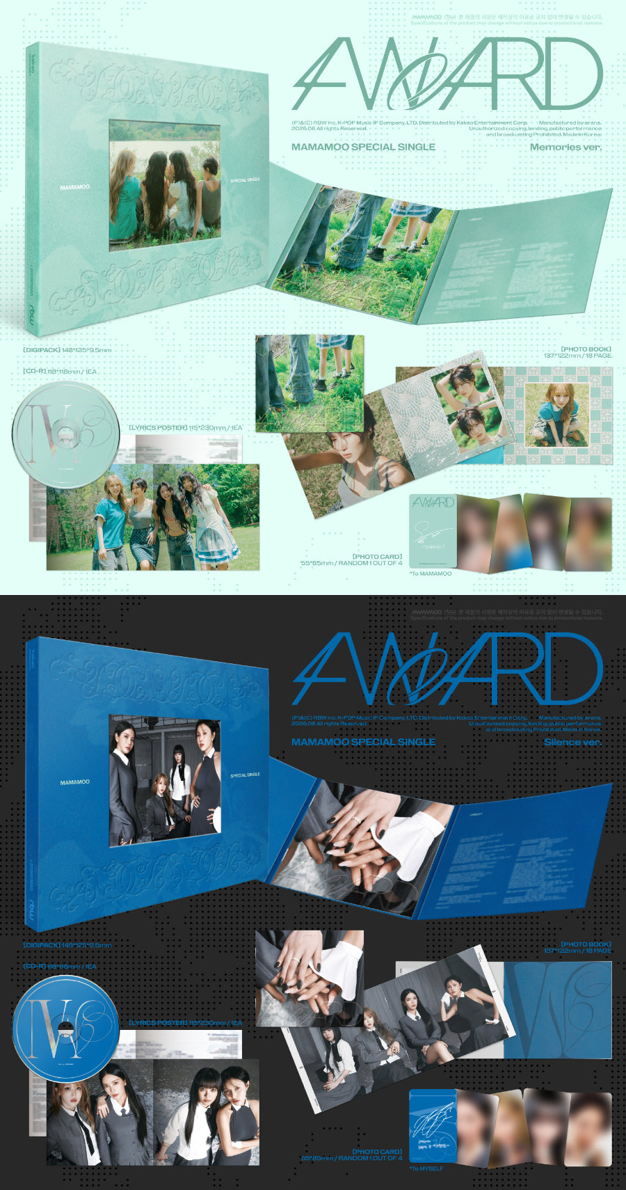 MAMAMOO 4WARD Special Single Album [PHOTOBOOK Ver.]