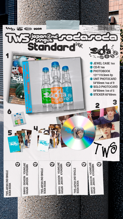 PREORDER 투어스(TWS) - SODA SODA [Standard Ver.] (Japan 2nd Single)