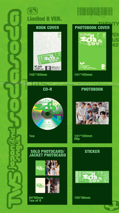PREORDER 투어스(TWS) - SODA SODA [Limited B Ver.] (Japan 2nd Single)