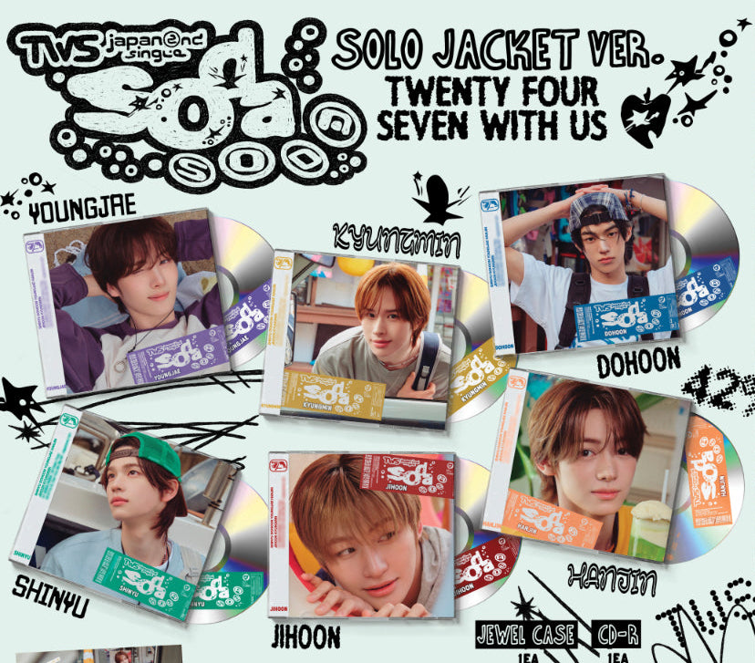 PREORDER 투어스(TWS) - SODA SODA [Member Ver.] (Japan 2nd Single)