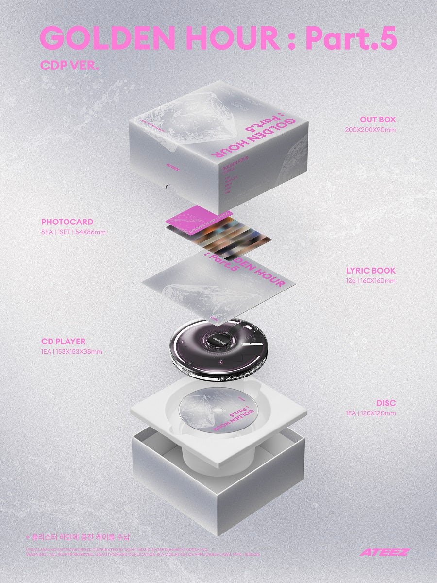 PREORDER 에이티즈(ATEEZ) - GOLDEN HOUR : Part.5 [CDP Ver.]