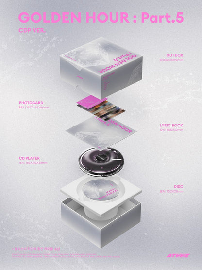 PREORDER 에이티즈(ATEEZ) - GOLDEN HOUR : Part.5 [CDP Ver.]