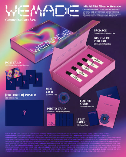 i-dle We Made 9th Mini Album [Gimme Dat Love Ver. ]