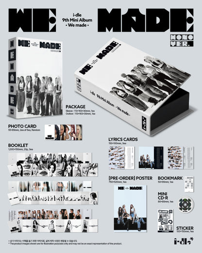 i-dle We Made 9th Mini Album [Mono Version]