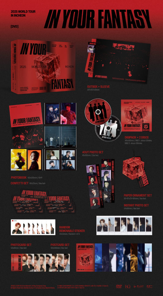 PREORDER 에이티즈(ATEEZ) - 2025 WORLD TOUR [IN YOUR FANTASY] IN INCHEON DVD
