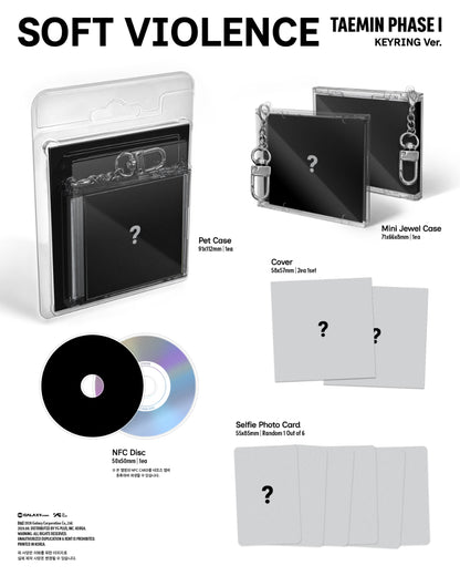 PREORDER 태민(TAEMIN) - PHASE I : Soft Violence [Keyring Ver.]