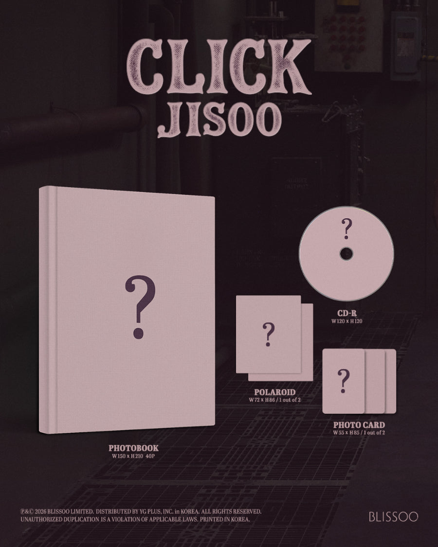 [PRE-ORDER] JISOO (Blackpink) Click (Photobook Version)