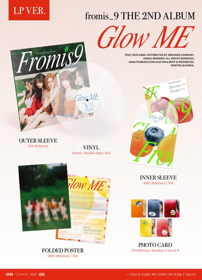[PRE-ORDER] 프로미스나인(fromis_9) - 2nd Album Glow ME [LP/VINYL]