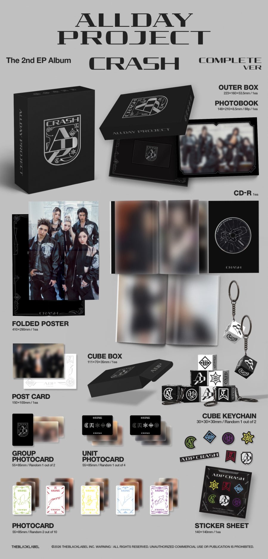 [PRE-ORDER] 올데이 프로젝트(ALLDAY PROJECT) - CRASH [Complete Ver.]