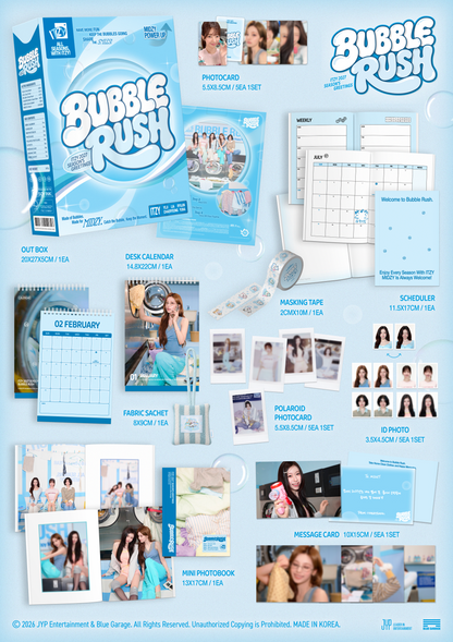 [PRE-ORDER] 있지(ITZY) - 2027 Season's Greetings [BUBBLE RUSH] [Music Korea POB]