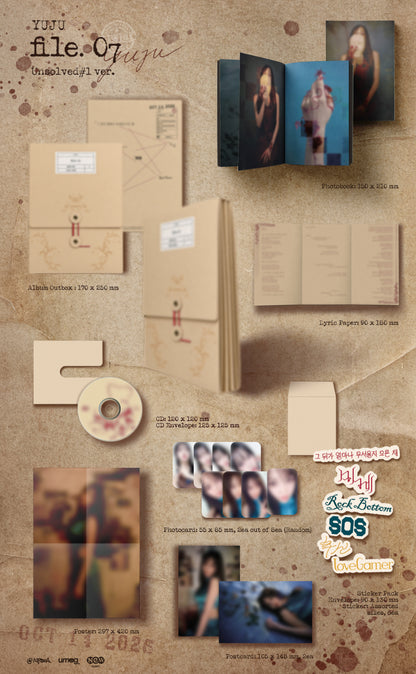 [PRE-ORDER] 유주(YUJU) (of GFRIEND) - file. 07 [Unsolved #01 Ver.]