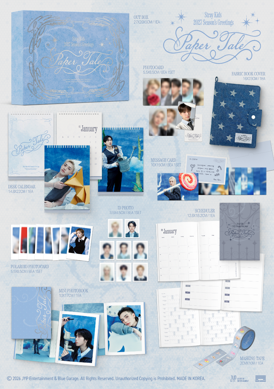 [PRE-ORDER] Stray Kids - 2027 Season's Greetings [Paper Tale] [MUSIC KOREA BENEFIT]