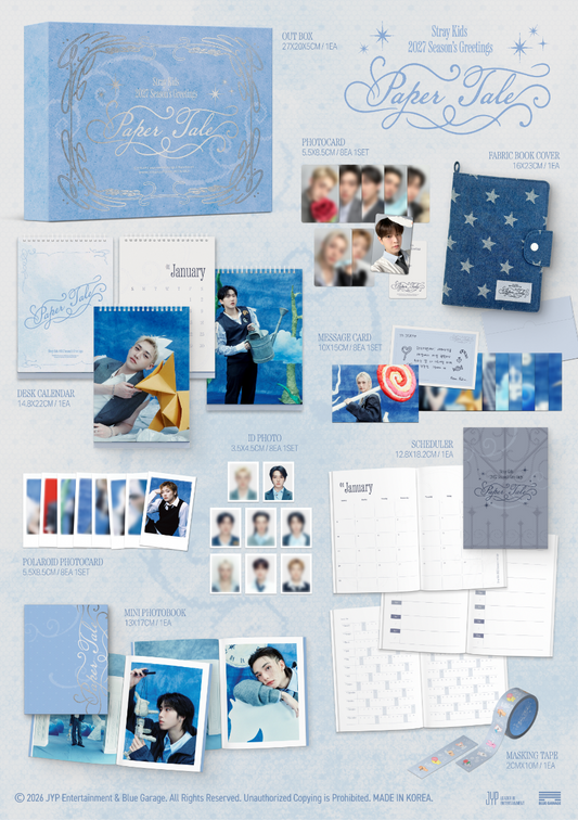 [PRE-ORDER] Stray Kids - 2027 Season's Greetings [Paper Tale] [FANS SHOP PRE-ORDER BENEFIT]