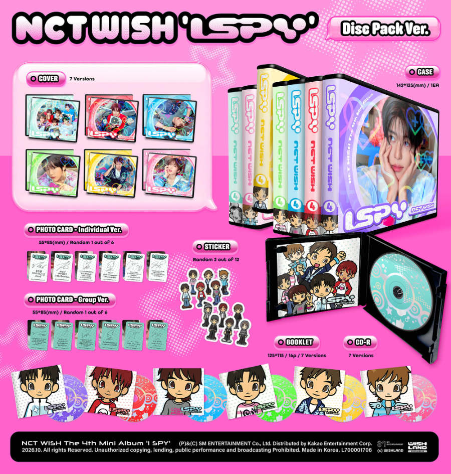 엔시티 위시(NCT WISH) I SPY [Disc Pack Ver.]