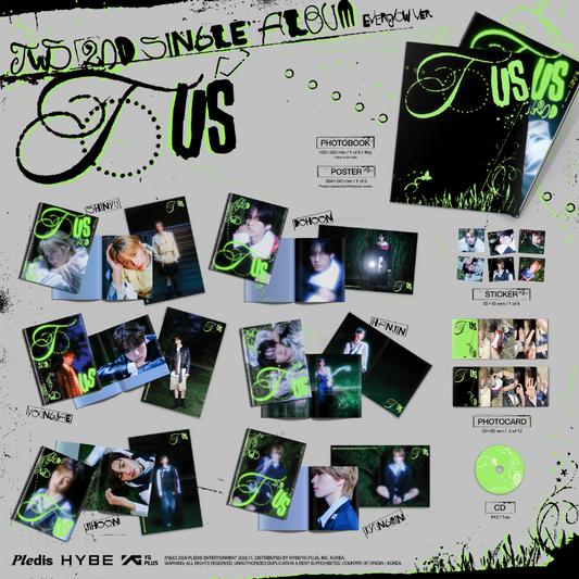 [PRE-ORDER] 투어스(TWS) - TO US [Everglow Ver. - Random Cover]