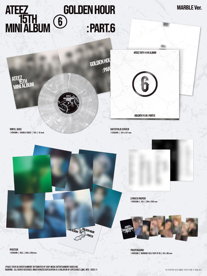 [PRE-ORDER] 에이티즈 ATEEZ - GOLDEN HOUR : Part.6 [Marble Ver. / LP Ver.]