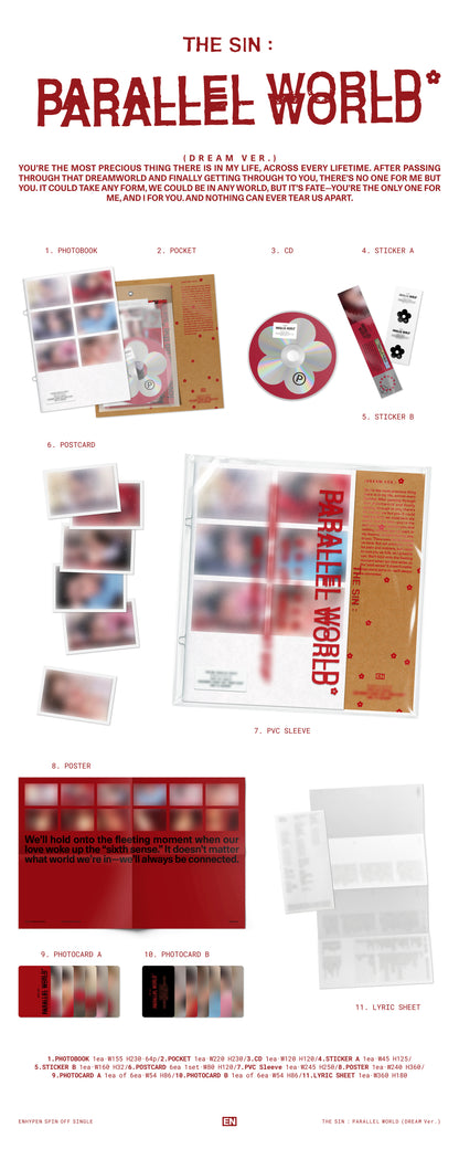 [PRE-ORDER] 엔하이픈(ENHYPEN) - THE SIN : PARALLEL WORLD [Photobook Version]