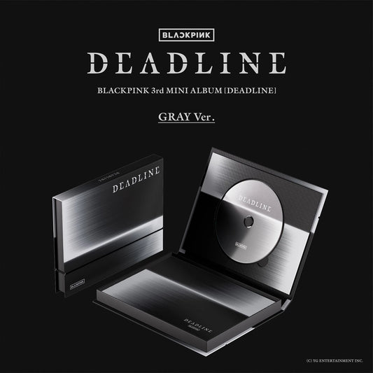 Blackpink Deadline Album Gray Version
