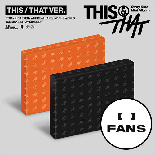 PREORDER FANS SHOP POB Stray Kids – [THIS & THAT] (THIS VER., THAT VER.)