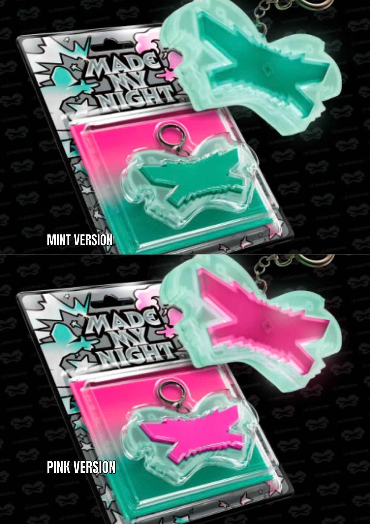 [PRE-ORDER]르세라핌(LE SSERAFIM) - Made My Night [Glow Clicker Keychain]