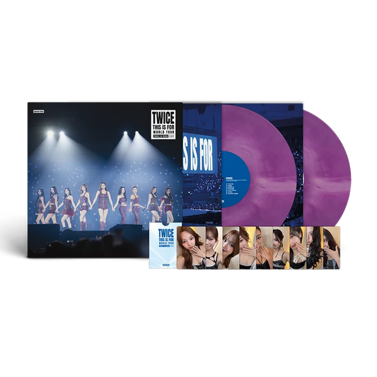 [PRE-ORDER] 트와이스(TWICE) - US JYP EXCLUSIVE (TWICE STORE EXCLUSIVE COLOR) THIS IS FOR WORLD TOUR FINALE in SEOUL - LIVE [LAVENDER GALAXY VINYL Ver.]