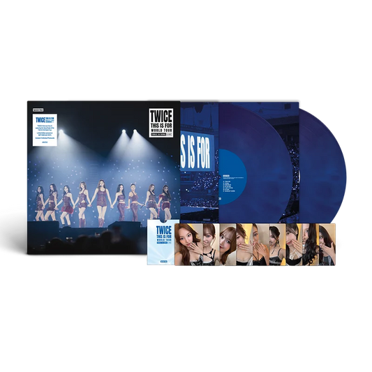 [PRE-ORDER] 트와이스(TWICE) - US EXCLUSIVE THIS IS FOR WORLD TOUR FINALE in SEOUL - LIVE [NEPTUNE BLUE VINYL Ver.]