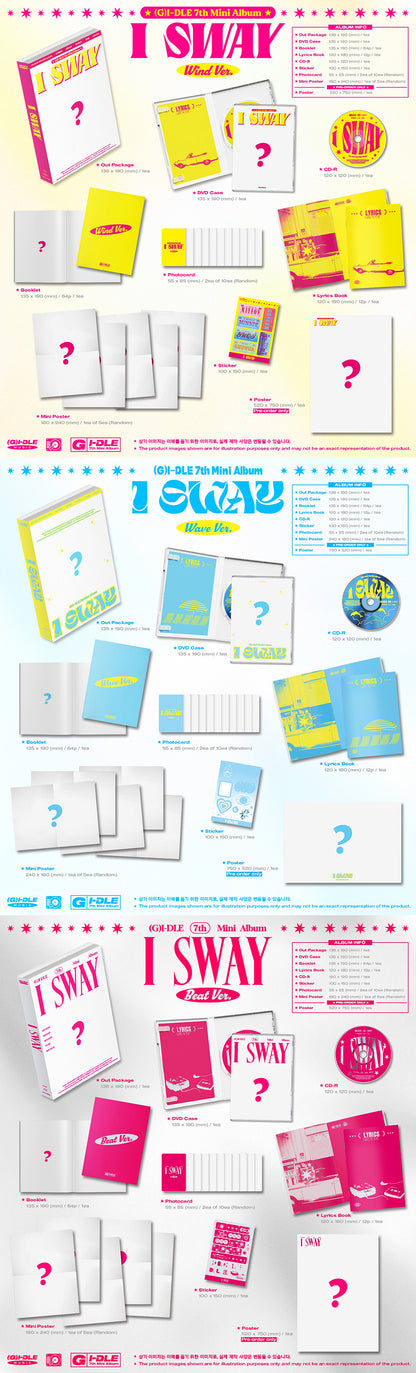 i-dle I SWAY 7th Mini Album