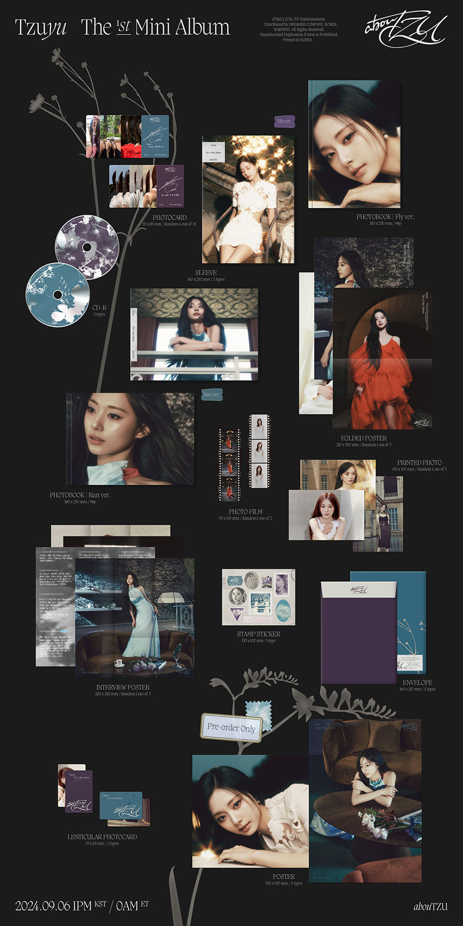 TZUYU (TWICE) First Mini Album ABOUTZU