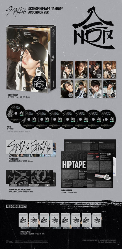 STRAY KIDS SKZHOP HIPTAPE ‘合 (HOP)’  Accordion ver.