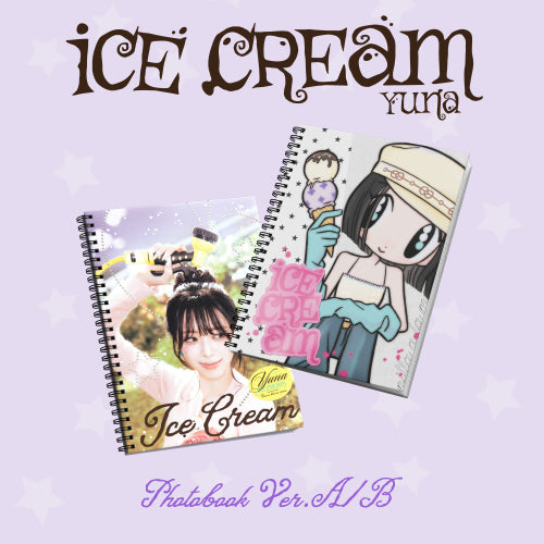ITZY YUNA 1st Mini Album ICE CREAM  [Photobook A/B Version]