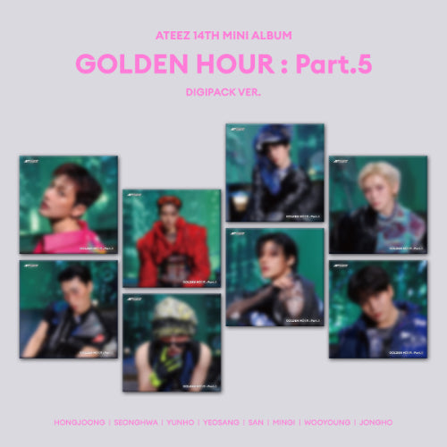 PREORDER 에이티즈(ATEEZ) - GOLDEN HOUR : Part.5 [Digipack Member Ver. - Random Cover]