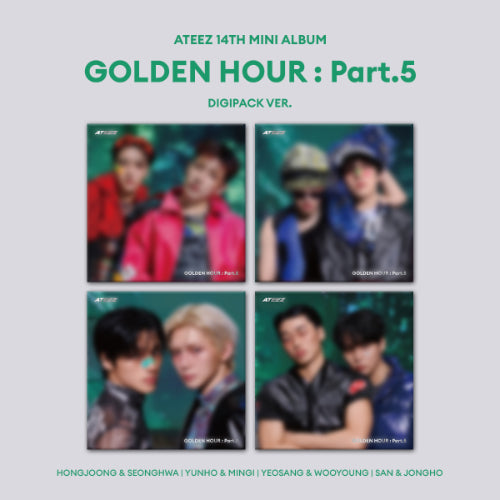 PREORDER 에이티즈(ATEEZ) - GOLDEN HOUR : Part.5 [Digipack Unit Ver. - Random Cover]