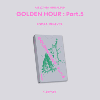 PREORDER 에이티즈(ATEEZ) - GOLDEN HOUR : Part.5 [POCAALBUM Ver.]