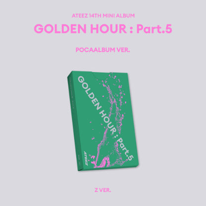 PREORDER 에이티즈(ATEEZ) - GOLDEN HOUR : Part.5 [POCAALBUM Ver.]