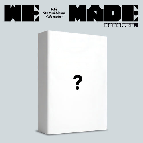 i-dle We Made 9th Mini Album [Mono Version]