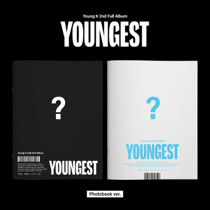 PREORDER 영케이(Young K) - YOUNGEST [Photobook Ver. - Random Cover]