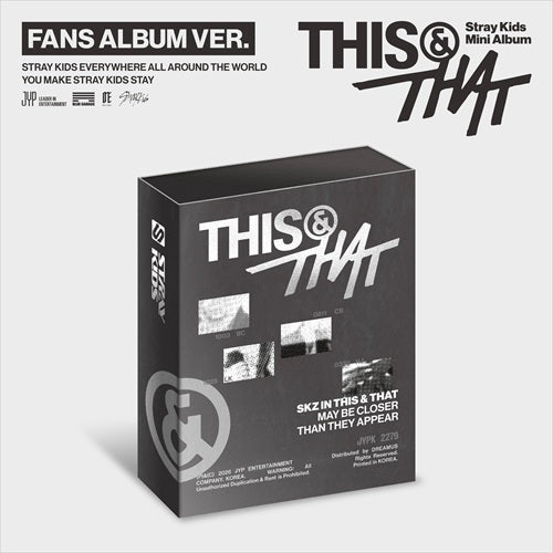 Stray Kids – Mini Album [THIS & THAT] (FANS ALBUM VER.)