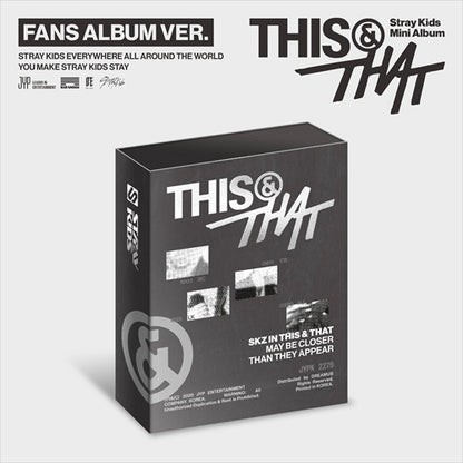 Stray Kids – Mini Album [THIS & THAT] (FANS ALBUM VER.)