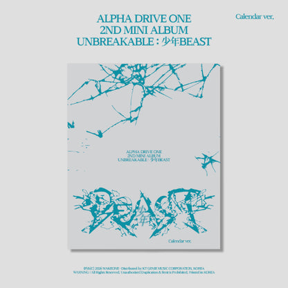 알파드라이브원(ALPHA DRIVE ONE) - UNBREAKABLE : 少年BEAST [Calendar Ver.]