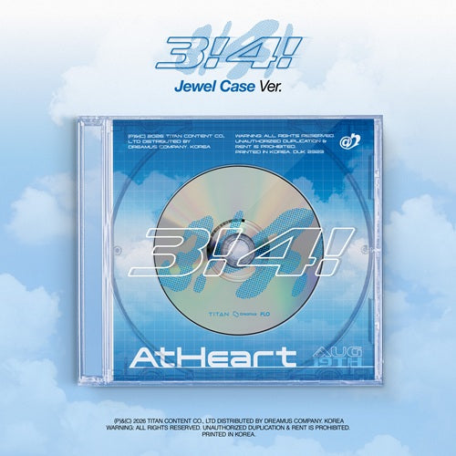 앳하트(AtHeart) - 3!4! [Jewel Case Ver.] with Music Korea POB