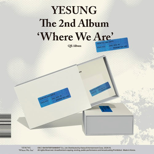 예성YESUNG (Super Junior) - 2nd Album Where We Are [QR Code Version]