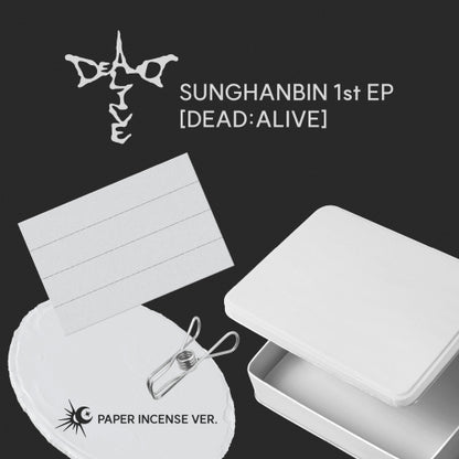 [PRE-ORDER] 성한빈(SUNGHANBIN of ZEROBASEONE) - DEAD:ALIVE [Paper Incense Ver.]