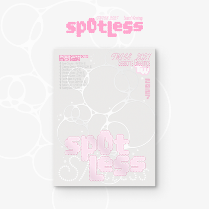 [PRE-ORDER] 트와이스(TWICE) - 2027 Season's Greetings [Spotless] [MUSIC KOREA BENEFIT]