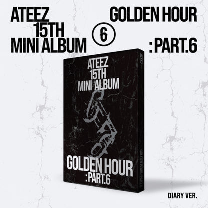 [PRE-ORDER] 에이티즈 ATEEZ - GOLDEN HOUR : Part.6 [Photobook Ver. / Diary version]