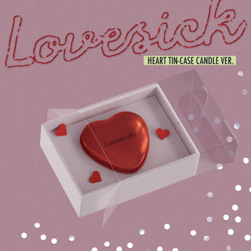 채령(CHAERYEONG) of 있지(ITZY) - Lovesick 1st Mini Album [HEART TIN-CASE CANDLE Ver.] [MUSIC KOREA POB]