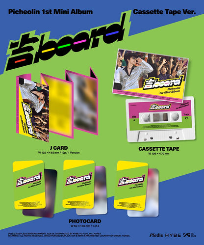 PREORDER  (SEVENTEEN DINO) Picheolin – 1st Mini Album [吉BOARD] (Cassette Tape Ver.)