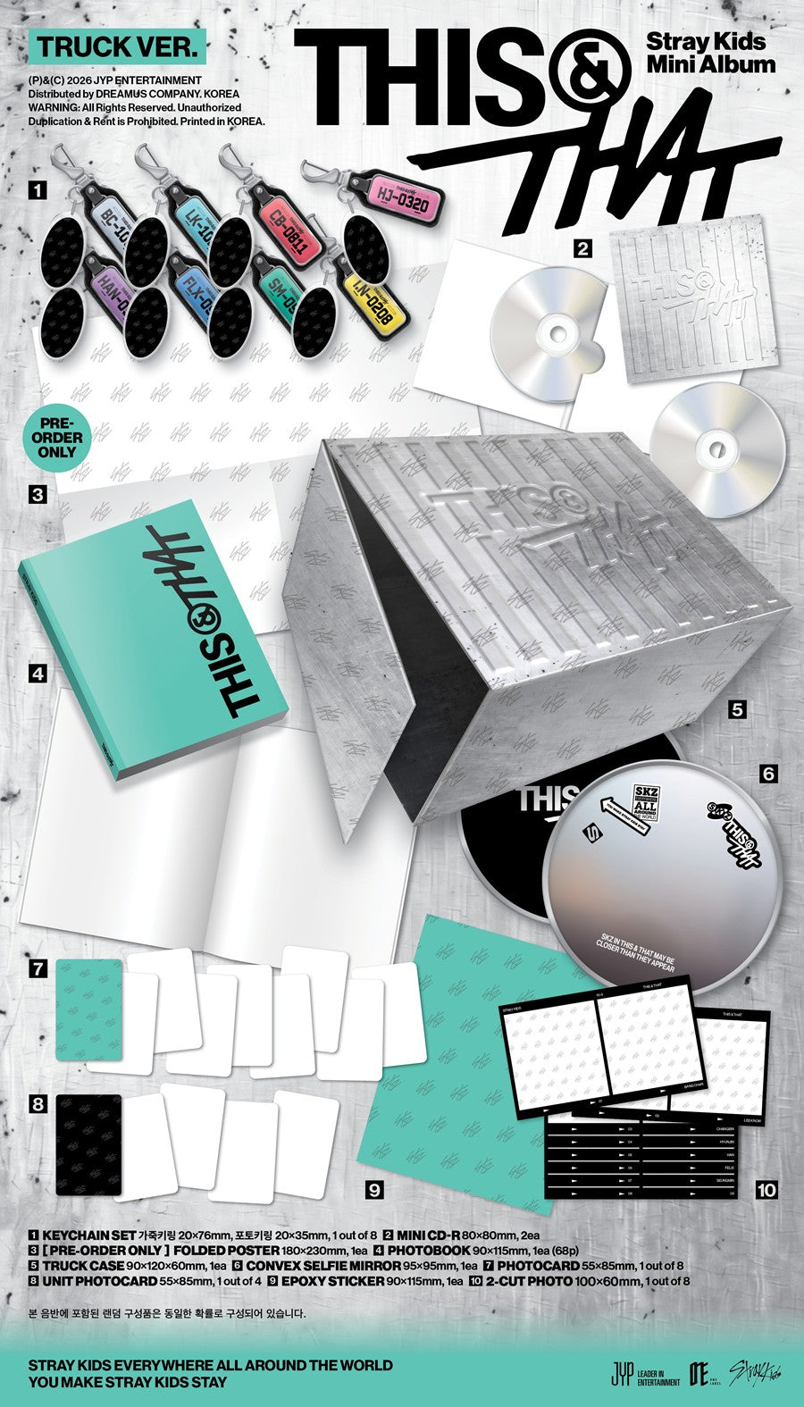 PREORDER Stray Kids – Mini Album [THIS & THAT] (TRUCK VER.)
